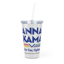 Load image into Gallery viewer, Anna For Orlando | Pride Plastic Tumbler with Straw