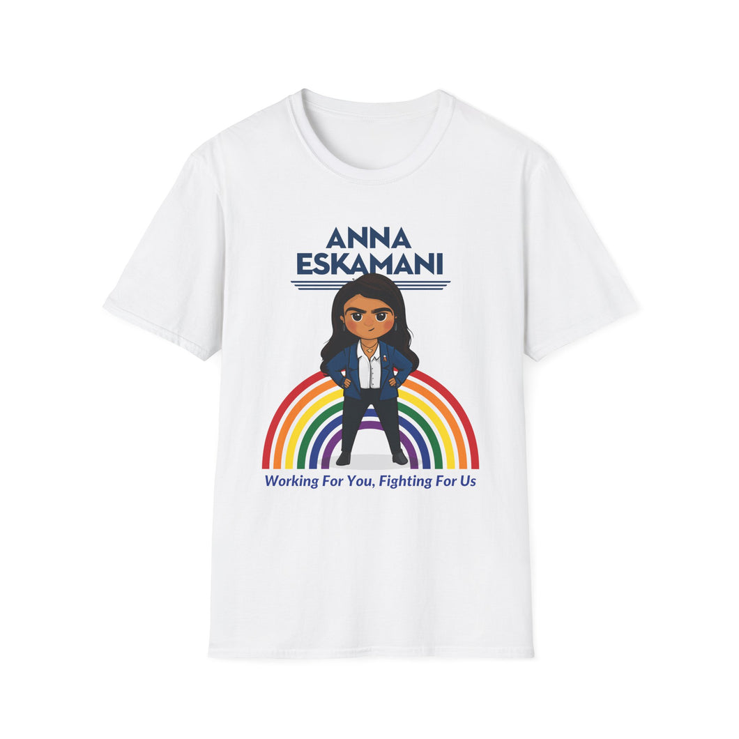 Anna Designed by Kicking Cones Pride Edition | Unisex Softstyle T-Shirt