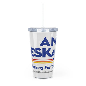 Anna For Orlando | Pride Plastic Tumbler with Straw