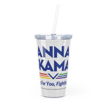 Load image into Gallery viewer, Anna For Florida | Pride Plastic Tumbler with Straw